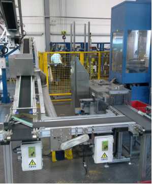 成型机出料生胚专用柔性皮带输送线 图2